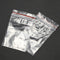 Clear Grip Self Press Seal Resealable Polythene Zip Lock Plastic Jewelry 100M9C7
