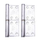 2 pieces stainless steel flag art, window, door cabinet hinge 10.2 cm in le