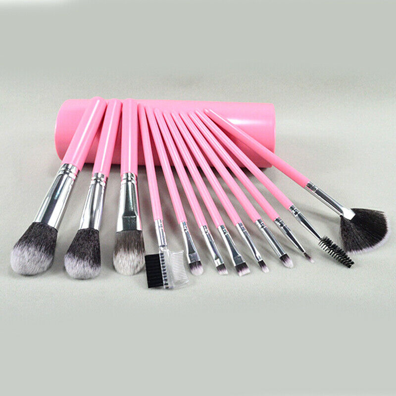 Meinaiqi 12 Pcs/Set Makup Brushes Kits Professional Beauty Makeup Tools Fou P8Q9