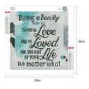 5D DIY Full Drill Diamond Painting English Cross Stitch Embroidery (L2061)