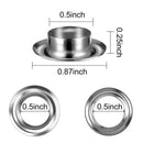 Grommet Tool Kit, Grommet Setting Tool And 100 Sets Grommets Eyelets With S