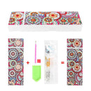 DIY Mandala Special Shaped Diamond Painting 2 Grids Pencil Case Storage Box