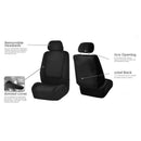 Auto Seat Covers for Car Sedan Truck Van Universal Seat Covers, black D1U4