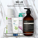 1X(2 Pack Adhesive Bathroom Shelf Shower Shelf Bathroom Kitchen Organizer R