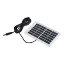 6V 1.2W Solar Panel Polycrystalline DC Interface Plug Cell Battery Charger