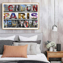 Home Bedroom Canvas Picture Mosaic Full Round Cities Diamond Painting Kits A