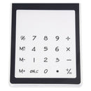 Desk Solar Transparent Touch Calculator Black 8 figures N9L5