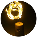 LED Wine Bottle Lamp Cork Shaped String Lights for Christmas (Yellow) 10PCS