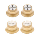 Finest 2x Golden Tone Speed Control Knobs Caps for LP Electric Guitars Parts