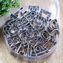 26XBiscuit Cake Mold Cutter Letters Alphabet Shape Mould Fondant Cookie  Z FT