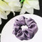 Women Hair Rings Satin Cloth Scrunchies Ponytail Holder Hairband (Style 1) A