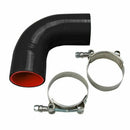 63mm 90 Degree Bend Silicone Hose Coupler Intercooler Pipe Connector+Clamp Tool