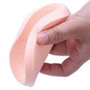 Oval Shape Face Makeup Face Wash Sponge Cleaner Puff Color random (Pink, ye E7P6