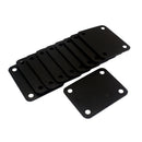 Pack of 10 Black Guitar Neck Plate Gaskets Pads Mats DIY Musical Instrument