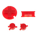 Dustproof  A B Buttons D-pad for Nintendo Game boy Color GBC Red