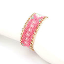 Ethnic Hippy Unisex Colorful Wrap Woven Rope String Handmade Bracelet Gift A