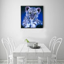 Tiger 5D Diamond Painting Cross Stitch Kit Embroidery Needlework Home Decor