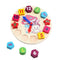 Wooden Rabbit Clock Building Blocks Digital Alarm Clock Toys Children Gifts