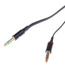 2x 3.5mm Stereo Audio 1 Female To 2 Male Headphone Mic Y Splitter Cables