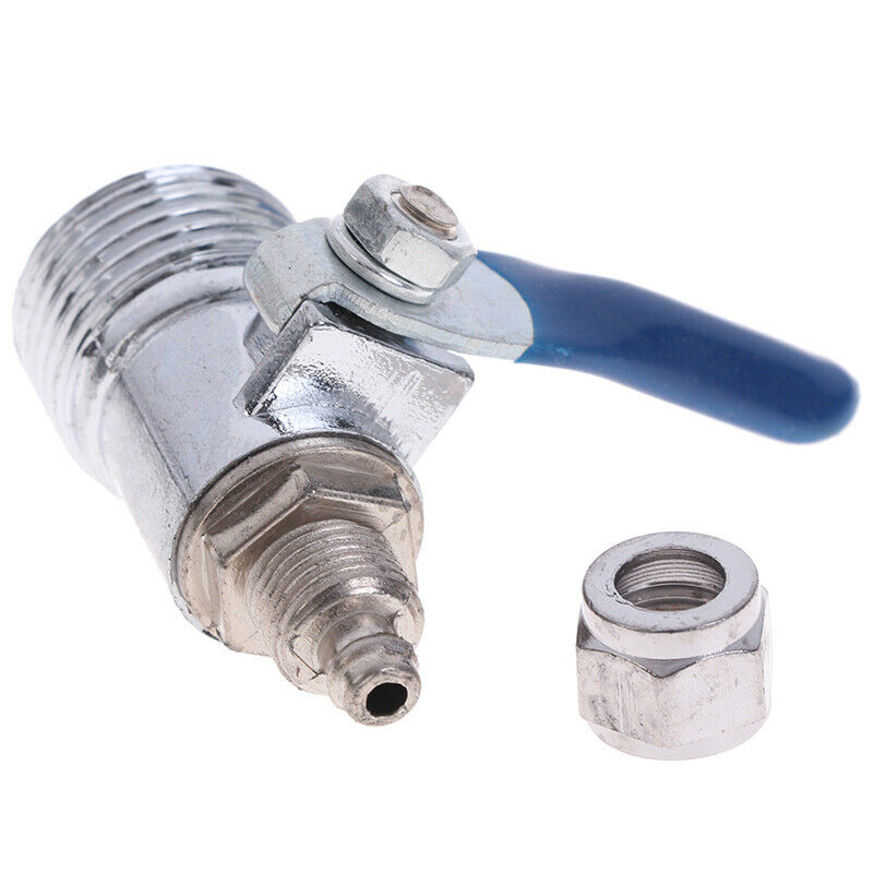 1/2''-1/4'' RO Feed Filter Water Adapter Ball Valve Tap Reverse Osmosis SwS Hn