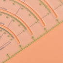 Multifunctional Arcs and Fan Quilt Circle Cutter Ruler Sewing Tool DIY Ruler Kw