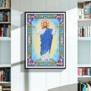 5D DIY Special Shape Diamond Painting God Cross Stitch Craft Kit Home Decor