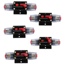 Manual Reset Circuit Breaker 12v/24v Car Boat Audio Fuse Holder 50A 60A 80A