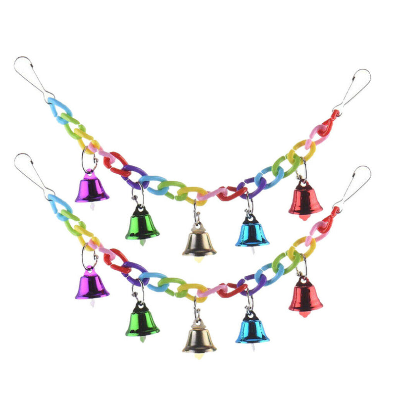 2 Pieces Plastic Rack Playground Ladder For Parrot Macaws