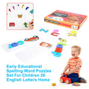 26 English Letters Early Educational Spelling Word Puzzles Set Alphabet Home
