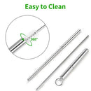 Shinetrip Portable Reusable Drinking Straws Outdoor Telescopic Stainless St