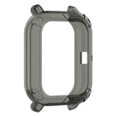 Half Pack TPU Case Cover Shell for Amazfit GTS Smartwatch (Clear Black)