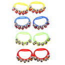 2x Music Percussion Hand Held Drum Tambourine 10 Jingle Bells Random Color