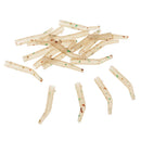 Pack of 20pcs Carp Rig Fishing Line Aligner, Hook Aligner Accessories, Bent Hook