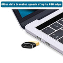 Mini Portable USB Type C Female To USB Type A Male Data Converter Adapter