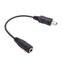 5X(Mini USB to 3.5mm Mic Microphone Adapter Cable Cord for go pro HD Hero  A3D1)
