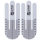 2Pcs Special Optical PD Ruler Pupil Height Meter Eye Ophthalmic Tool for Glassï¼W