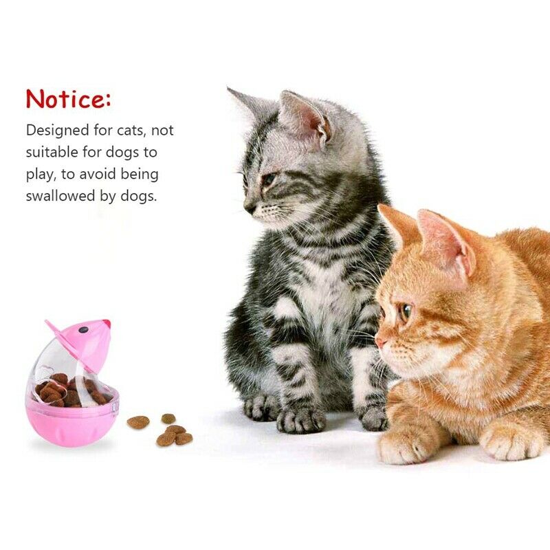 Cat Treat Ball Funny Pet Food Leakage Ball Interactive Kitten Food Dispense J8R8