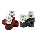 2PCS Truck Boat Bus Bar Dual M8 Terminal Positive