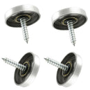 4 pcs Decorative jewelry 22mm large screw head stainless steel mirror nail A2V5