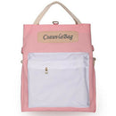 Canvas Backpack Female Multi-Functional Student Bag Fashion Trend Messenger