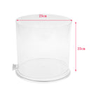 Decorative Clear Acrylic Fish Tank Small Aquarium Container Desktop Kids