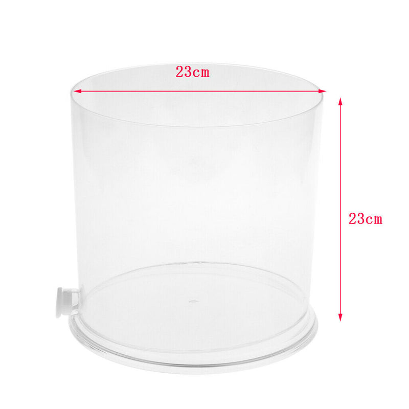 Decorative Clear Acrylic Fish Tank Small Aquarium Container Desktop Kids