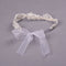 Baby Girls White Floral Hair band Adjustable Headband Lace Flower Headband Gw