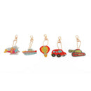 5 x DIY Full Drill Diamond Painting Key Chain Keychain Key Ring Handmade G GNN