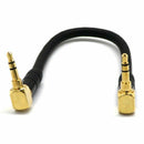 3.5mm Jack Audio Cable 3.5mm Male to Male AUX Cable 90 Degree Right Angle D