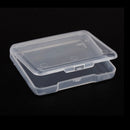 5pcs Plastic Transparent With Lid Storage Box Collection Container Case Part ME