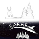 Deer Forest Carbon Steel Cutting Die Stencil Mold DIY Scrapbooking Paper Cards