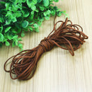 1 Roll Durable Brown Suede Leather Cord String 2mm for Bracelet Necklace DIY