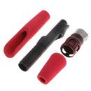 Tackle Split Grip Spinning Rod Handle Kit Reel Seat for Rod Building Red
