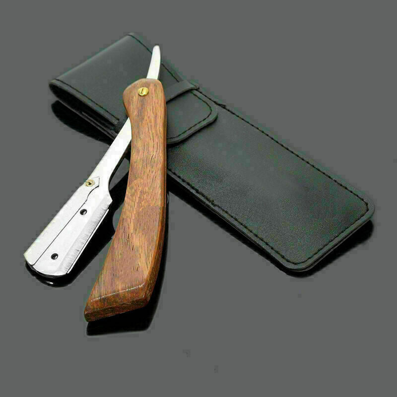 Rosewood Straight Edge Barber Razor Folding Shaving Face Cleaning QA Super A5J0